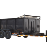 CA804 Caliber 7X14 Dump Trailer 14K Telescope Lift W/ 4' Sides (Scratch & Dent)