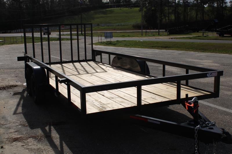 CA133 Cailber 7x18 Utility Trailer HD W/ Brake Axle - Image 1