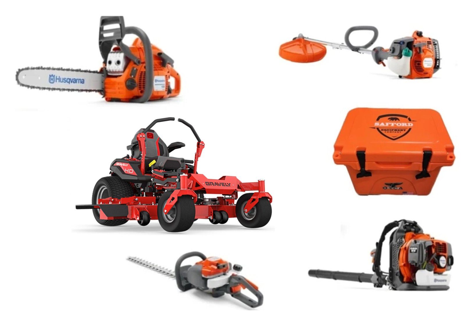 AH4111-4-scaled-1.jpg AH4111 Gravely Mower Bundle - ZT HD 48 Zero Turn 150BT Blower 122L Trimmer - Image 1