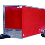 CY223 Cynergy 7x16 Enclosed Trailer TA Brandy Wine (Scratch & Dent)