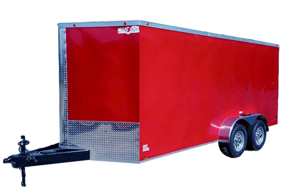 Brandy-Wine_clipped_rev_1.jpg CY223 Cynergy 7x16 Enclosed Trailer TA Brandy Wine (Scratch & Dent) - Image 1