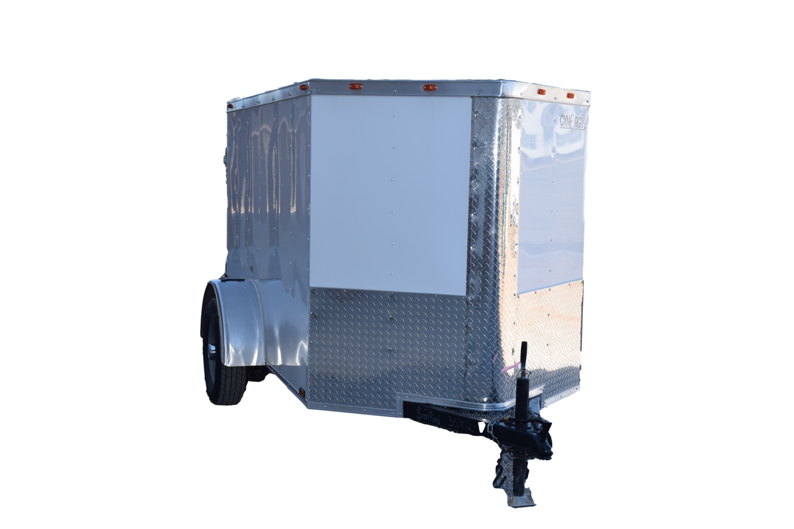 CCL58SA-1_clipped_rev_1.png CY200 Cynergy 5x8 Enclosed Trailer SA White (Scratch & Dent) - Image 1