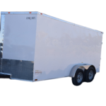 CY215 Cynergy 7x14 Enclosed Trailer TA White