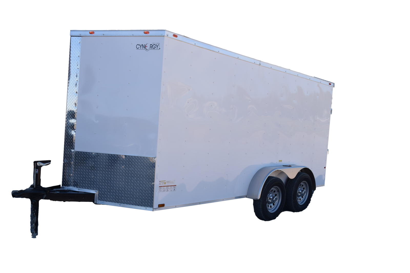 CCL714TA-4_clipped_rev_1.png CY215 Cynergy 7x14 Enclosed Trailer TA White - Image 1