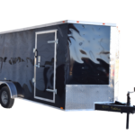 CY219 Cynergy 7x16 Enclosed Trailer TA Black