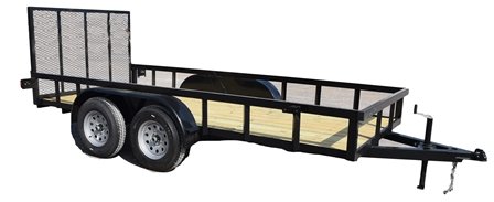Caliber-6x14-Tandem-2.jpg CA117 Caliber 6x14 Utility Trailer HD Tandem Axle - Image 1
