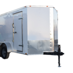 CY210 Cynergy 6x12 Enclosed Trailer TA White