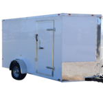 CY211 Cynergy 7x12 Enclosed Trailer SA White