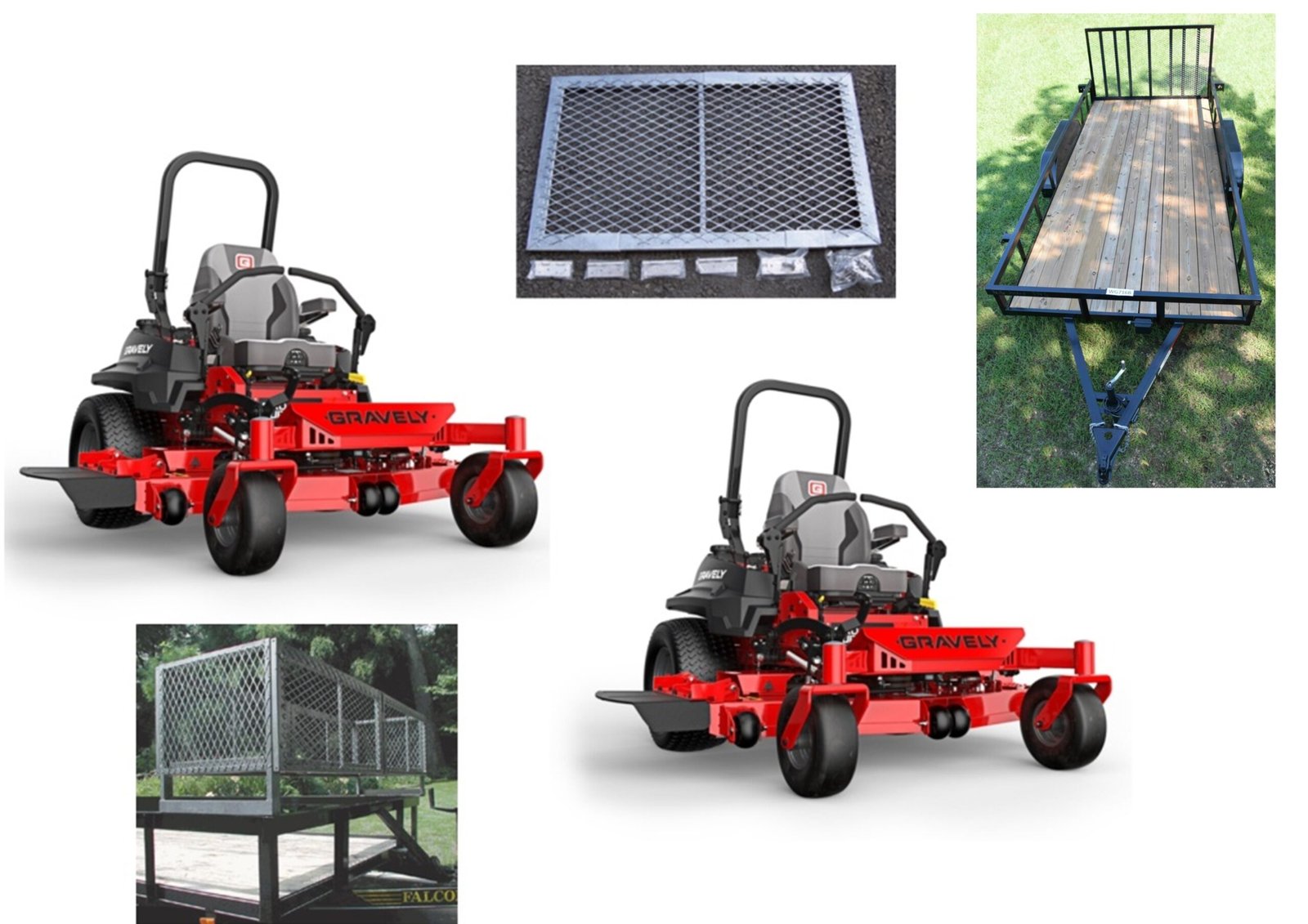 G612-2-scaled-1.jpg G612 Gravely Mower Bundle - Pro Turn 152 Zero Turn 7x16 Tube Utility Trailer (Scratch & Dent) - Image 1