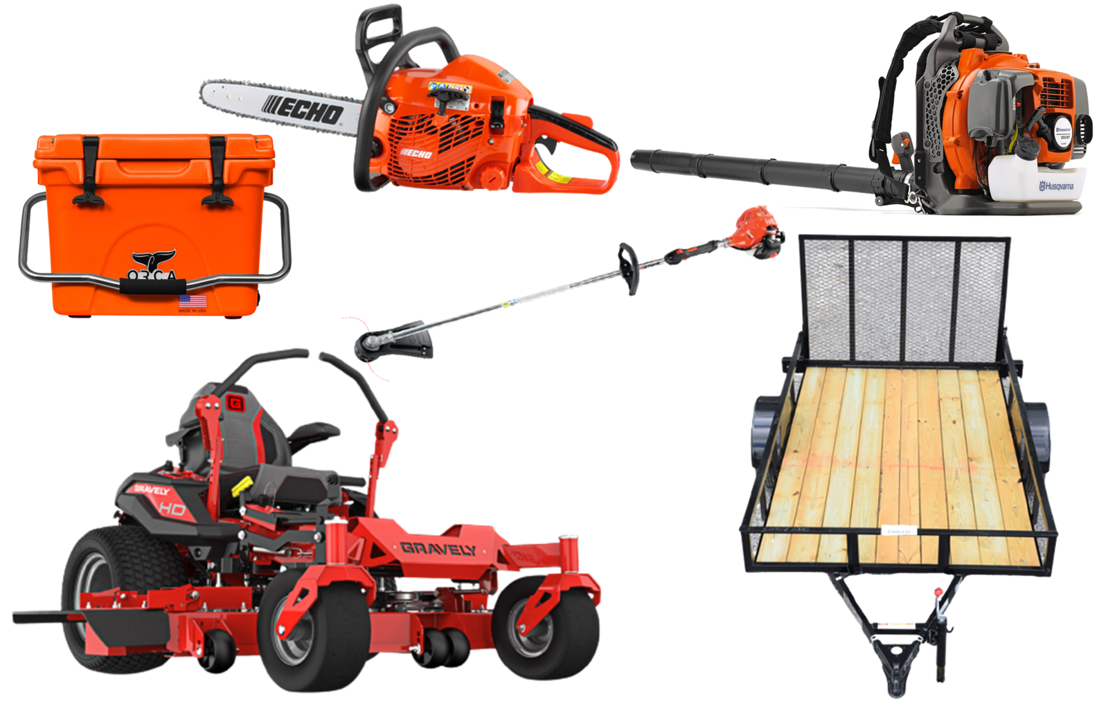 GE4117.png GE4117 Gravely Mower Bundle - ZT HD 52 Zero Turn 350BT Blower SRM-225 Trimmer - Image 1