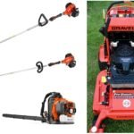 GE700 Gravely Mower Bundle - Pro-Stance 36 Stand On 350BT Blower SRM-2620 Trimmer