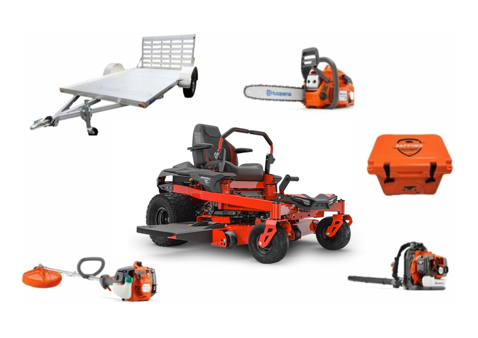 GH4135-7-scaled-1.jpg GH4135 Gravely Mower Bundle - ZT X 52 Zero Turn 150BT Blower 7810ESA Mission Trailer (Scratch & Dent) - Image 1