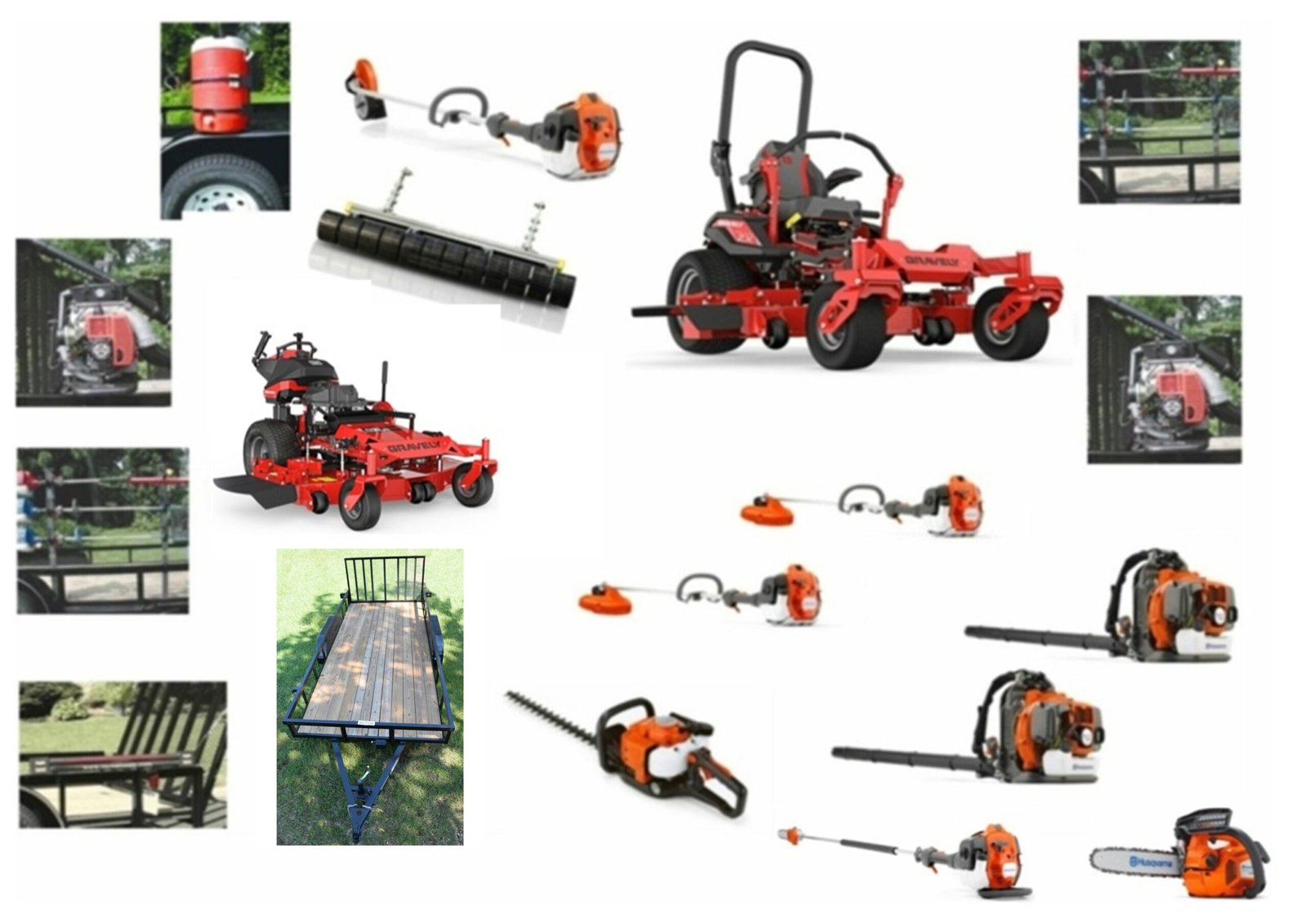 GH567-1-scaled-1.jpg GH567 Gravely Mower Bundle - Pro Turn ZX 52 Zero Turn Pro Walk 36 Hydro Walk Behind 7x16 Utility Trailer - Image 1