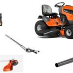 HH104 Husqvarna Mower Bundle - TS146XK Lawn Tractor 125B Blower 330LK Trimmer