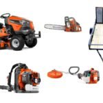 HH205 Husqvarna Mower Bundle - TS 248XD Lawn Tractor 150BT Blower 122L Trimmer