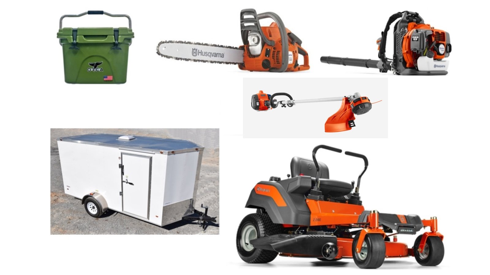 HH308-3.jpg HH308 Husqvarna Mower Bundle - Z246 Zero Turn 150BT Blower 6x12 Enclosed Trailer - Image 1