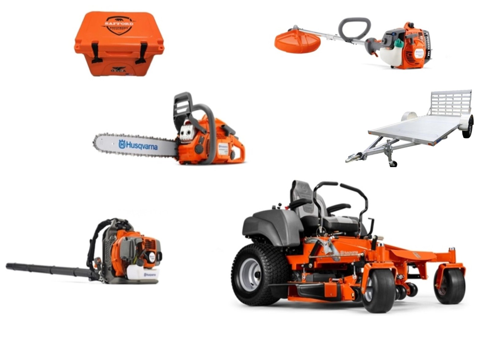 HH4131-4-scaled-1.jpg HH4131 Husqvarna Mower Bundle - MZ 54 Zero Turn 350BT Blower MU80X10AR Trailer (Scratch & Dent) - Image 1