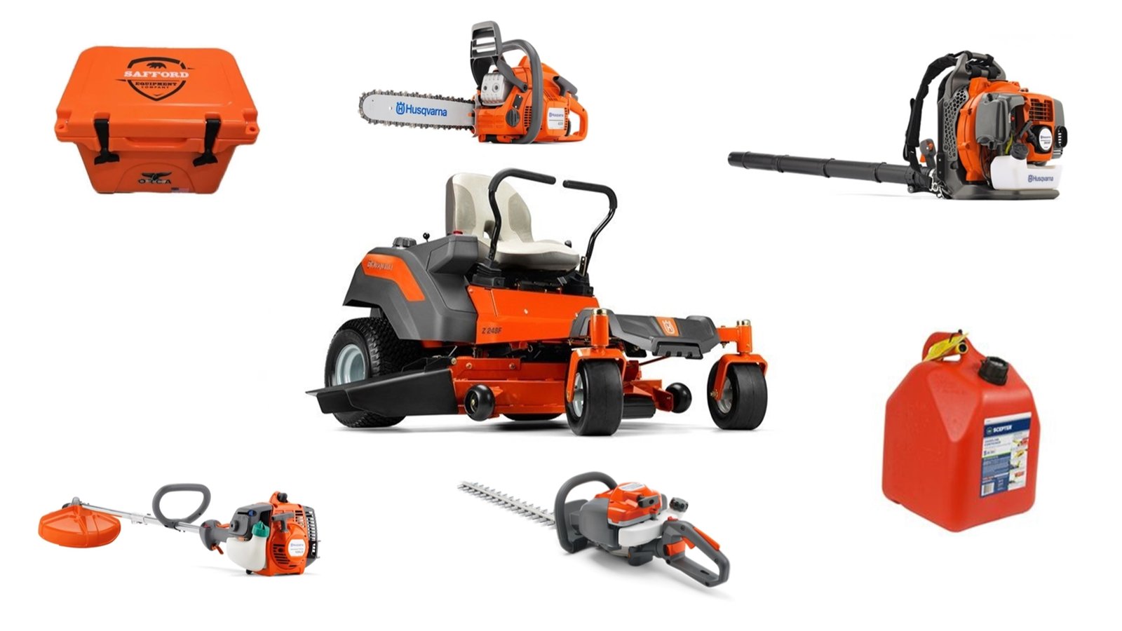 HH4160-3.jpg HH4160 Husqvarna Mower Bundle - Z248F Zero Turn 350BT Blower 120 II Chainsaw - Image 1