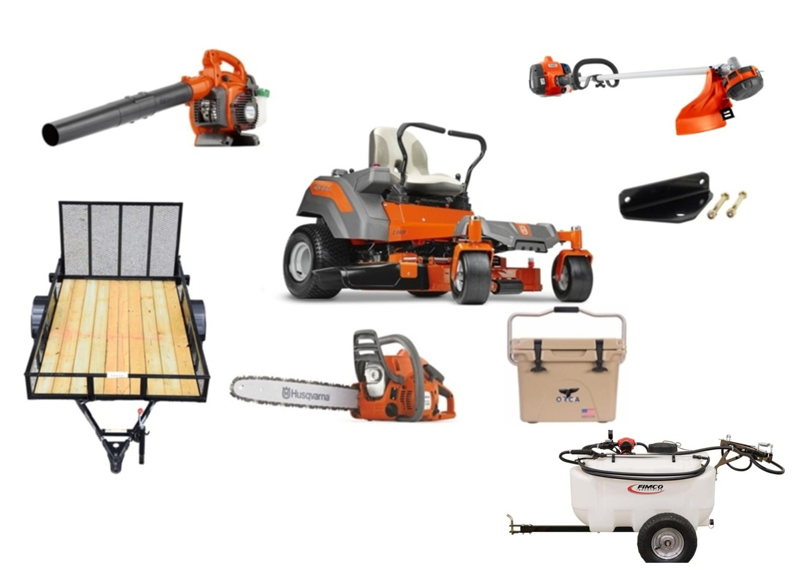 HH4203-2-scaled-1.jpg HH4203 Husqvarna Mower Bundle - Z242F Zero Turn Mower 122L Trimmer 130 Chainsaw - Image 1
