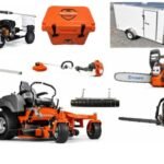 HH4225 Husqvarna Mower Bundle - MZ 54 Zero Turn 350BT Blower 6X12 Enclosed Trailer