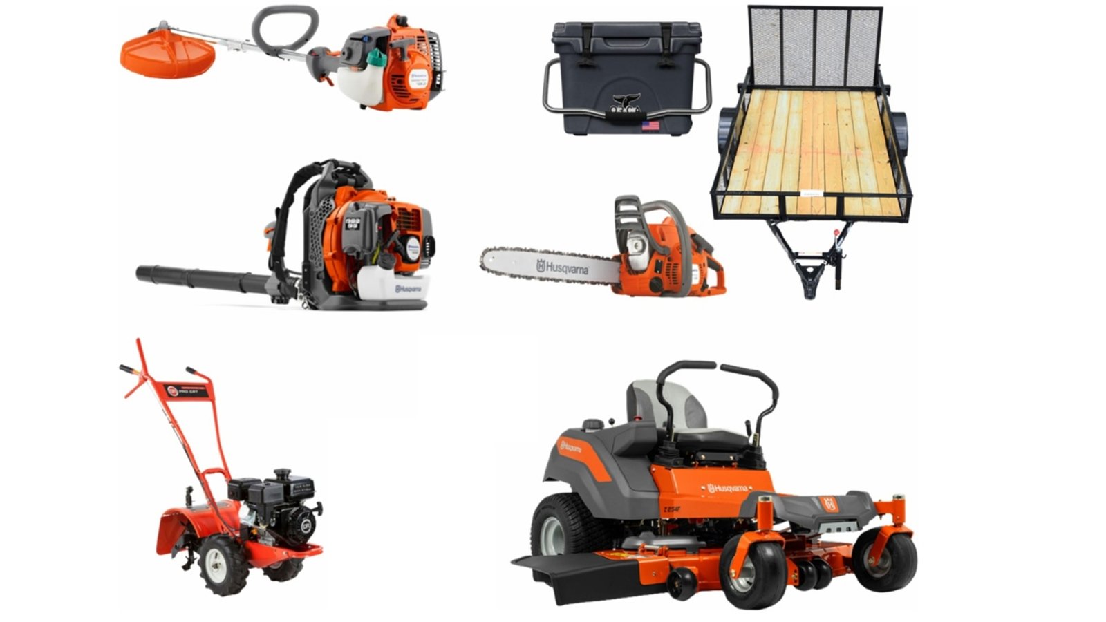 HH4241.jpg HH4241 Husqvarna Mower Bundle - Z254F Zero Turn 150BT Blower TW17116DMN Tiller - Image 1