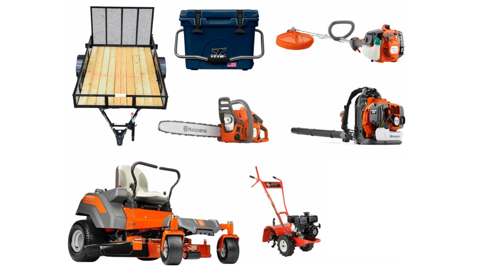 HH4242.jpg HH4242 Husqvarna Mower Bundle - Z242F Zero Turn 150BT Blower TW17116DMN Tiller - Image 1