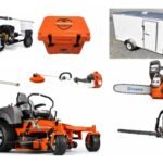 HH439 Husqvarna Mower Bundle - MZ 54 Zero Turn 350BT Blower 6X12 Enclosed Trailer