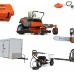 HH456 Husqvarna Mower Bundle - Z248F Zero Turn 350BT Blower 6x12 Enclosed Trailer