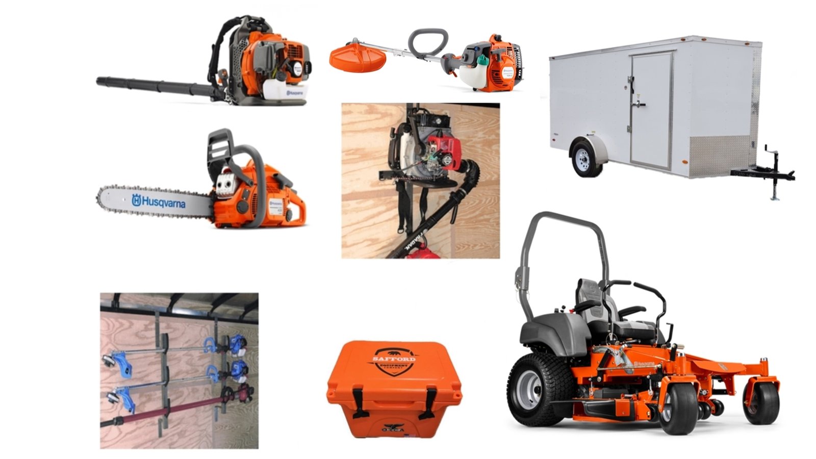 HH471-4.jpg HH471 Husqvarna Mower Bundle - MZ 61 Zero Turn 350BT Blower 7x12 Enclosed Trailer - Image 1