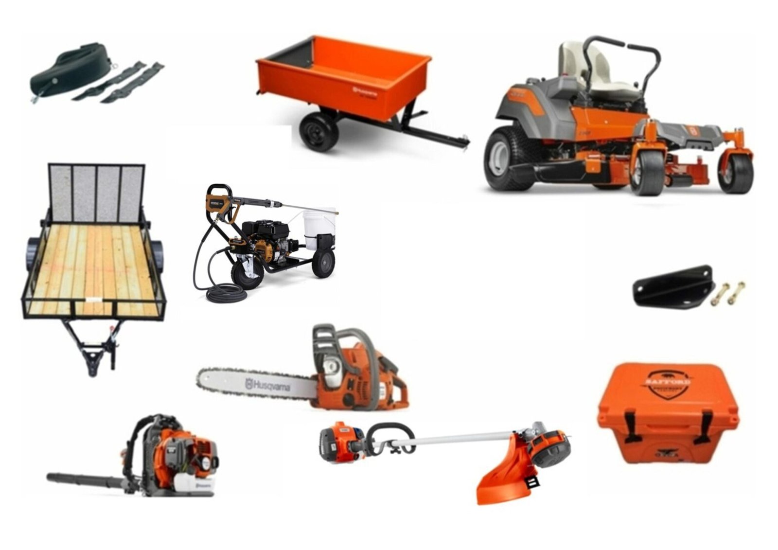 HH481-8-scaled-1.jpg HH481 Husqvarna Mower Bundle - Z242F Zero Turn 150BT Blower 122L Trimmer - Image 1
