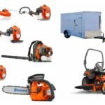 HH519 Husqvarna Mower Bundle - Z460 Zero Turn 560BTS Blower 7x12 Enclosed Trailer (Scratch & Dent)