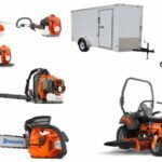 HH520 Husqvarna Mower Bundle - Z460 Zero Turn 350BT Blower 7x12 Enclosed Trailer