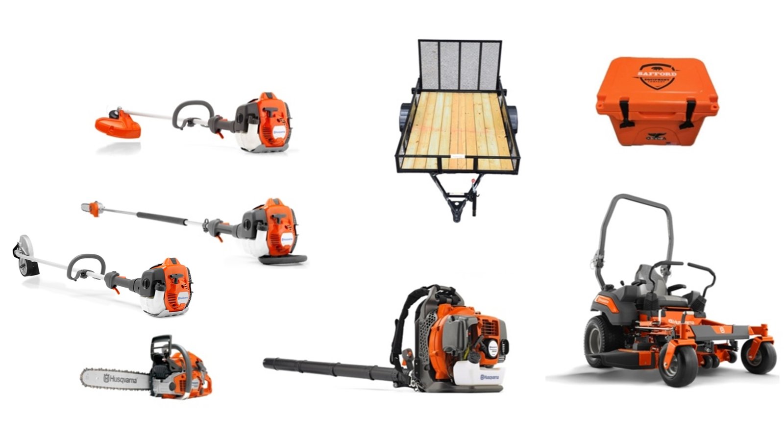 HH521-4.jpg HH521 Husqvarna Mower Bundle - Z454 Zero Turn 350BT Blower T435 Chainsaw - Image 1