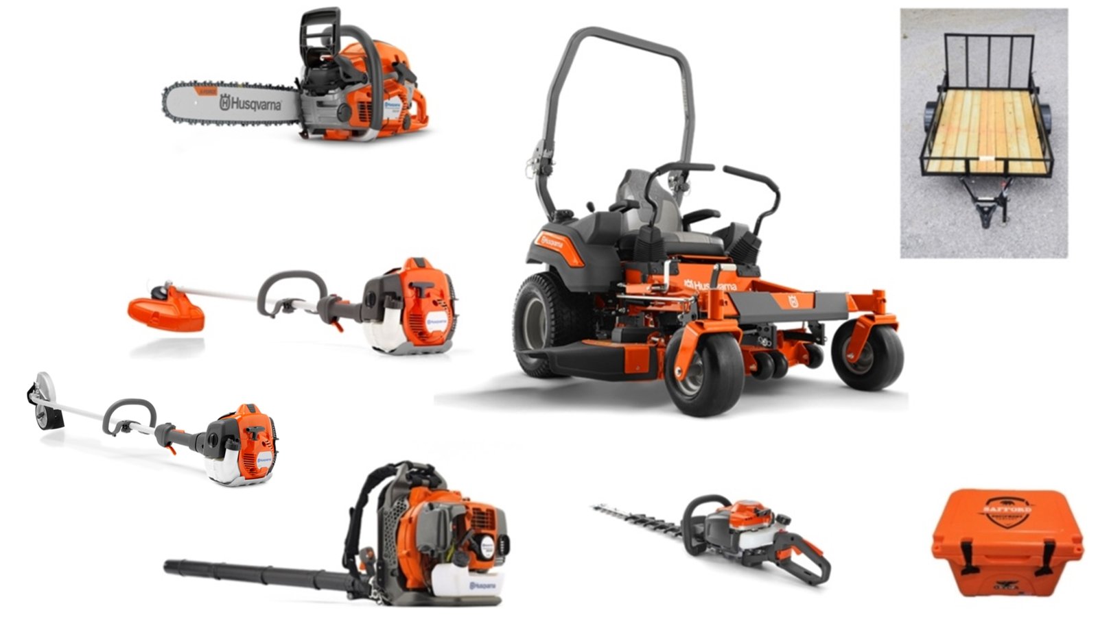 HH522-3.jpg HH522 Husqvarna Mower Bundle - Z454 Zero Turn 350BT Blower T435 Chainsaw (Scratch & Dent) - Image 1