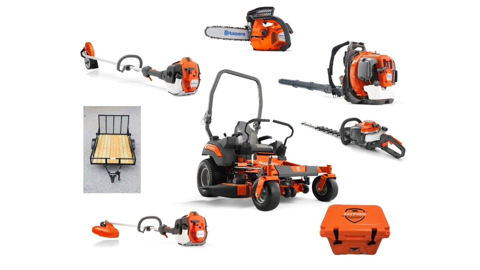 HH533-2.jpg HH533 Husqvarna Mower Bundle - Z454 Zero Turn 560BTS Blower 525L Trimmer - Image 1