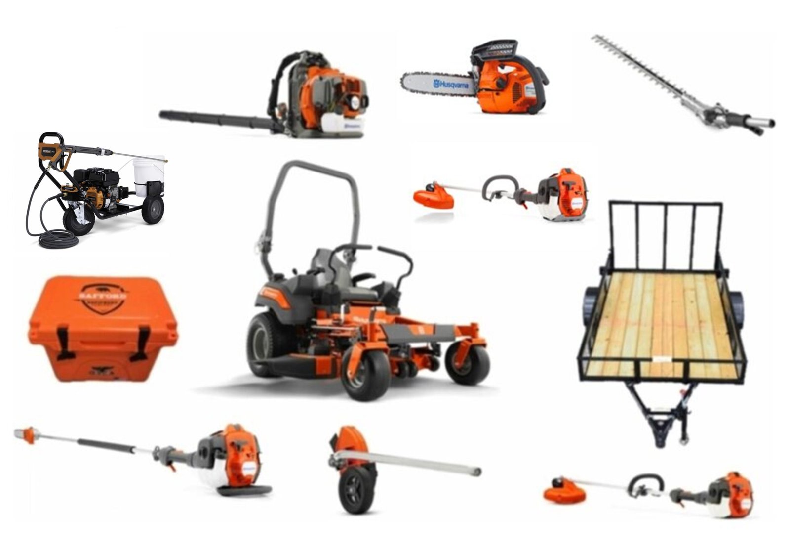 HH544-6-scaled-1.jpg HH544 Husqvarna Mower Bundle - Z454 Zero Turn 350BT Blower 525LK Trimmer - Image 1