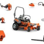 HH552 Husqvarna Mower Bundle - Z448 Zero Turn 350BT Blower 525L Trimmer