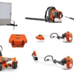 HH554 Husqvarna Mower Bundle - Z448 Zero Turn 350BT Blower 525L Trimmer