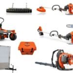 HH566 Husqvarna Mower Bundle - Z454 Zero Turn 560BTS Blower 6x12 Enclosed Trailer