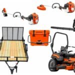 HH582 Husqvarna Mower Bundle - Z454XS Zero Turn 350BT Blower 525L Trimmer (Scratch & Dent)