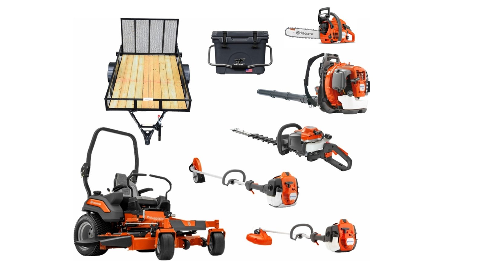 HH584.jpg HH584 Husqvarna Mower Bundle - Z454XS Zero Turn 560BTS Blower 525L Trimmer - Image 1
