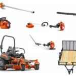 HH606 Husqvarna Mower Bundle - Z554L Zero Turn 350BT Blower 525LK Trimmer (Scratch & Dent)