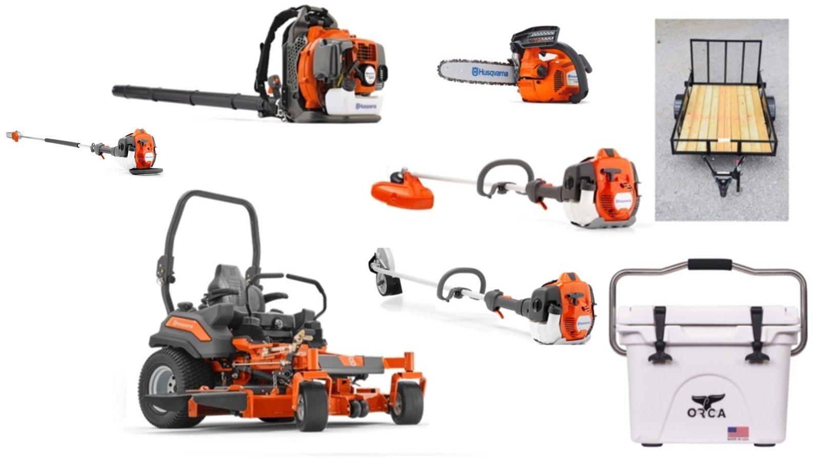 HH609-3.jpg HH609 Husqvarna Mower Bundle - Z554L Zero Turn 350BT Blower 525L Trimmer - Image 1