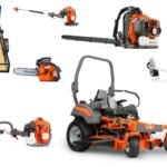 HH617 Husqvarna Mower Bundle - Z448 Zero Turn 350BT Blower 6x10 Utility Trailer
