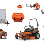 HH623 Husqvarna Mower Bundle - Z560L Zero Turn 350BT Blower 7x12 Enclosed Trailer (Scratch & Dent)