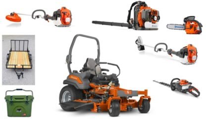 HH707 Husqvarna Mower Bundle - Z554X Zero Turn 350BT Blower 525L Trimmer