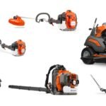 HH709 Husqvarna Mower Bundle - V548 Stand On 350BT Blower 525L Trimmer