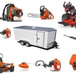 HH718 Husqvarna Mower Bundle - Z554X Zero Turn Pro Walk 36 Hydro Walk Behind 7x16 Enclosed Trailer