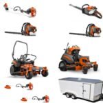 HH741 Husqvarna Mower Bundle - V548 Stand On Z454 Zero Turn 525LS Trimmer
