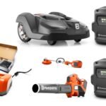 HH800 Husqvarna Mower Bundle - 450X Automower 520iLX Trimmer 525iB Blower